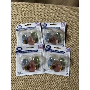 Great Value 20 Watt G12 1/2 Candelabra Base Wax Warmer Replacement Bulbs 8 Pack